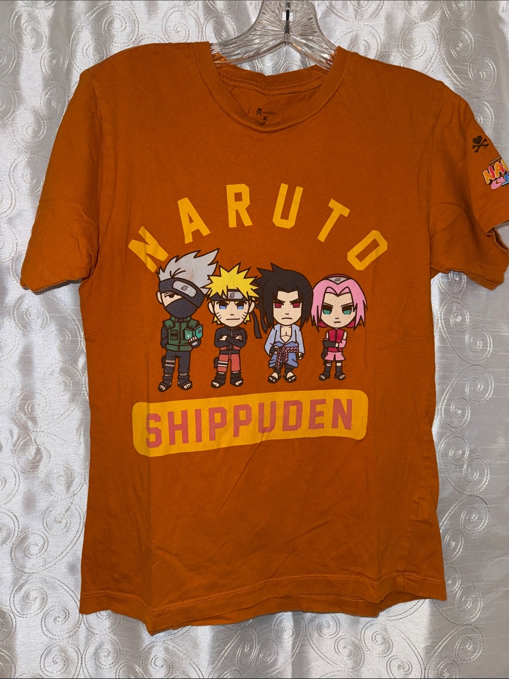 Tokidoki Naruto Shippuden Kids Graphic Tee - Orange Men’s Size Small 🔥 G11